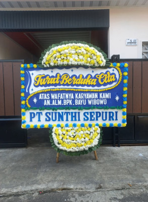 Papan Bunga Duka di Bulik